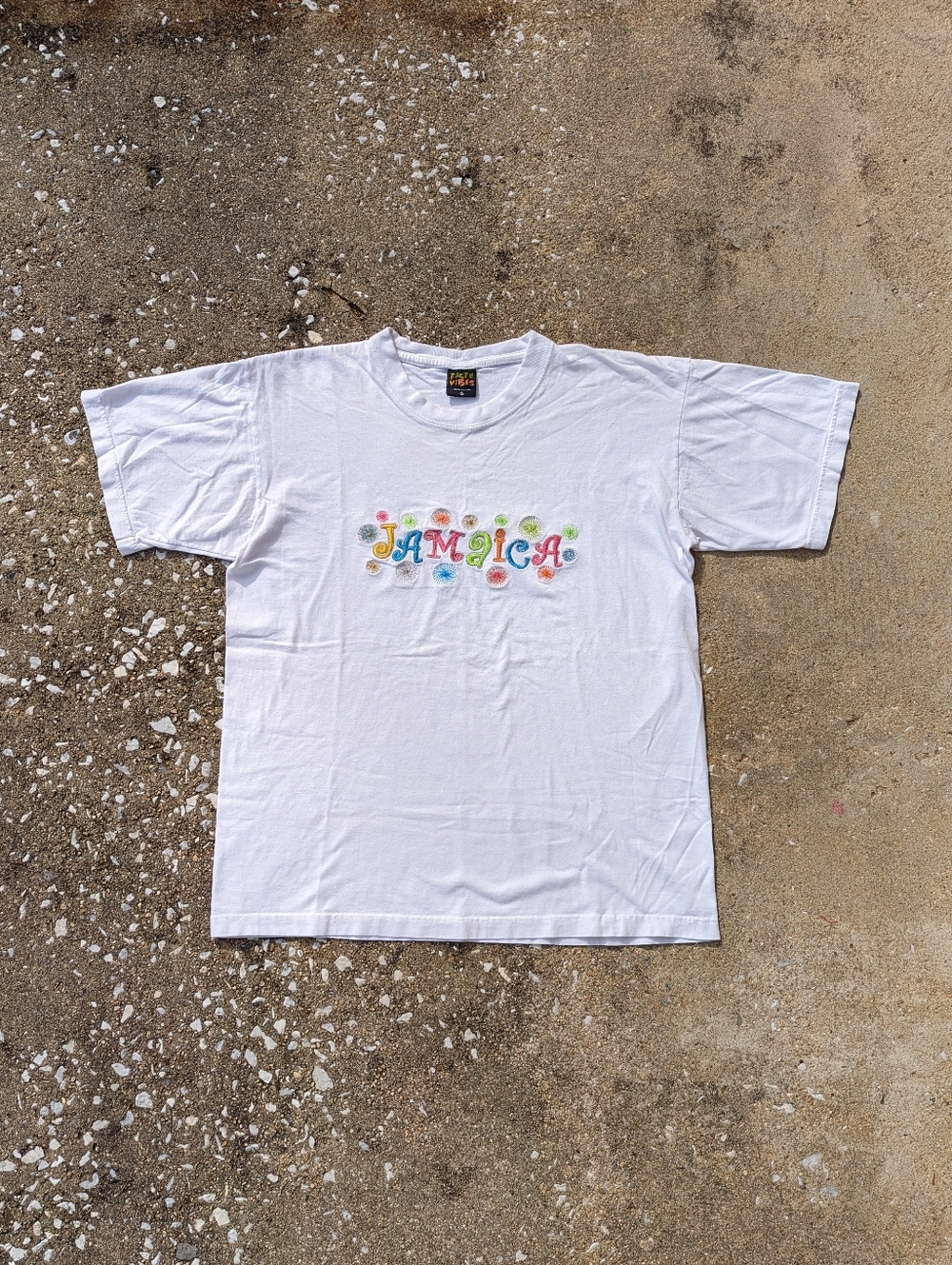Jamaica Embroidery Novelty T-shirt